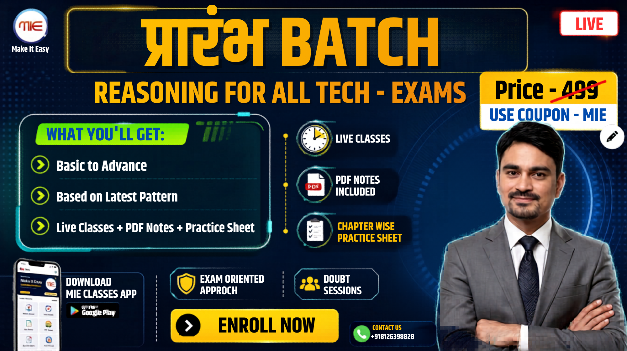 Complete Reasoning Course for Technical Exams | SSC JE, RRB JE, State JE & PSU